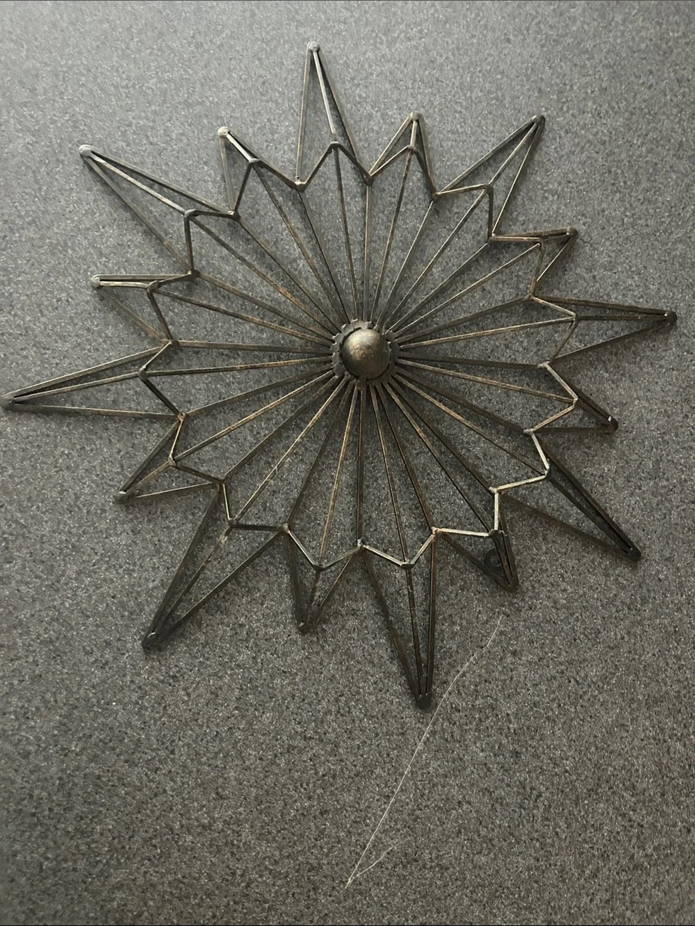 Metal wall decor